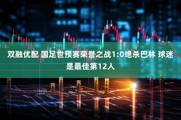 双融优配 国足世预赛荣誉之战1:0绝杀巴林 球迷是最佳第12人