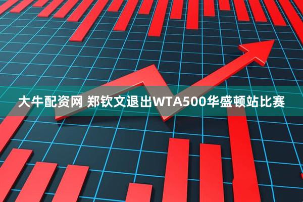 大牛配资网 郑钦文退出WTA500华盛顿站比赛