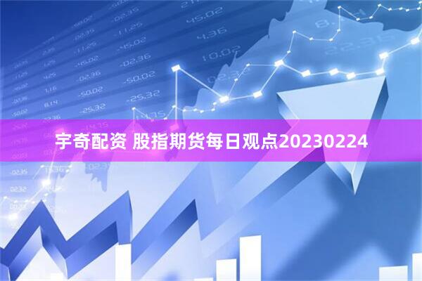 宇奇配资 股指期货每日观点20230224