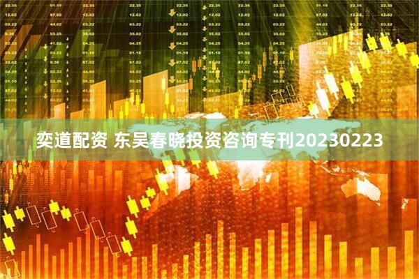 奕道配资 东吴春晓投资咨询专刊20230223
